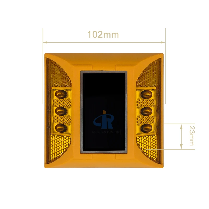 star plastic cat eye solar stud price marker 102*102mm drill machine reflector aluminum led solar road marker with ip68 light le