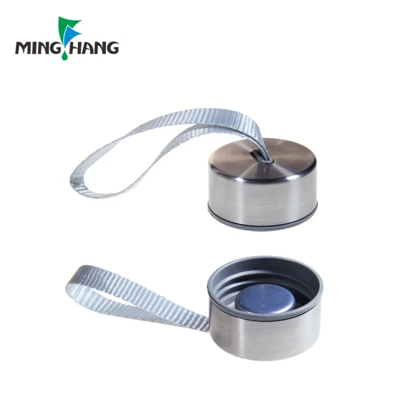 14oz 1l  custom Clear Round al por mayor Botella De Agua Vidrio Premium Soda lime Glass Water Bottle with Rope Stainless lid