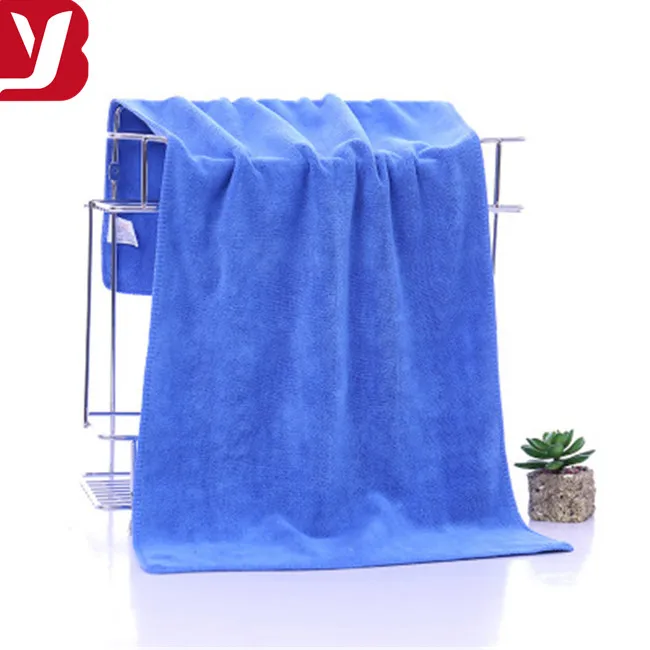 Microfiber salon towel 35*75 custom logo barber shop dry hair scarf scrub car towel