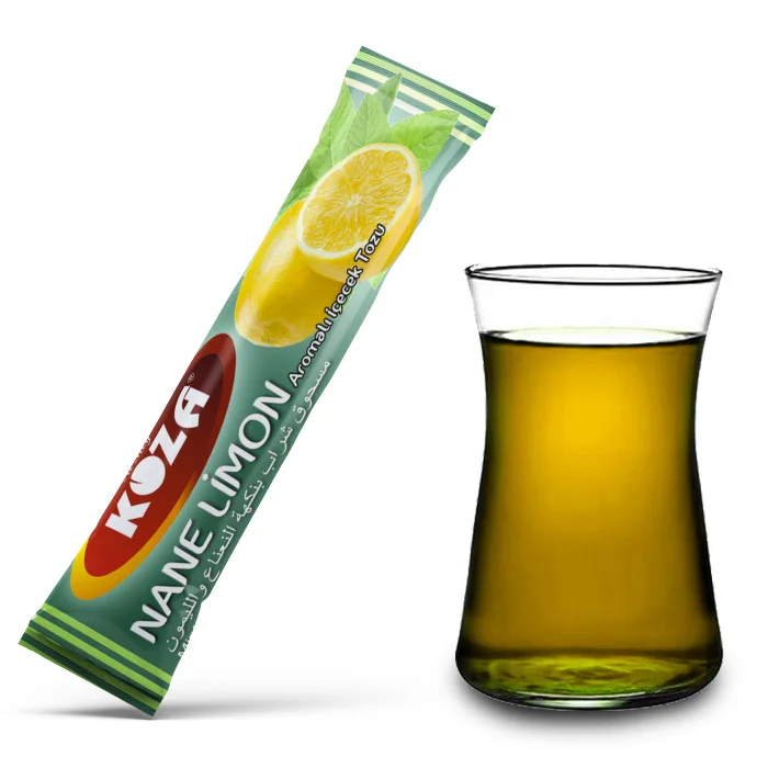
Single Use Mint Lemon Flavoured Powder Drink 