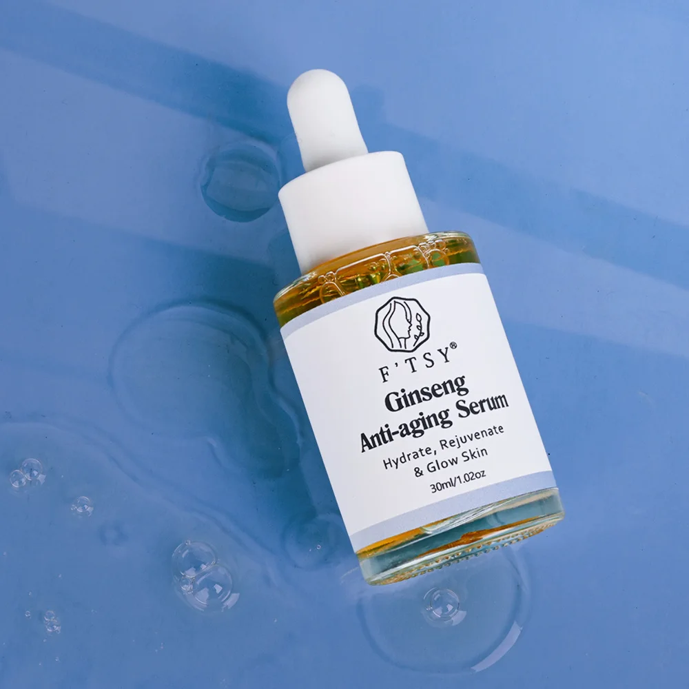 Best Seller Custom LOGO Chinese Ginseng Collagen Facial Serum Whitening Brightening Serum For Face