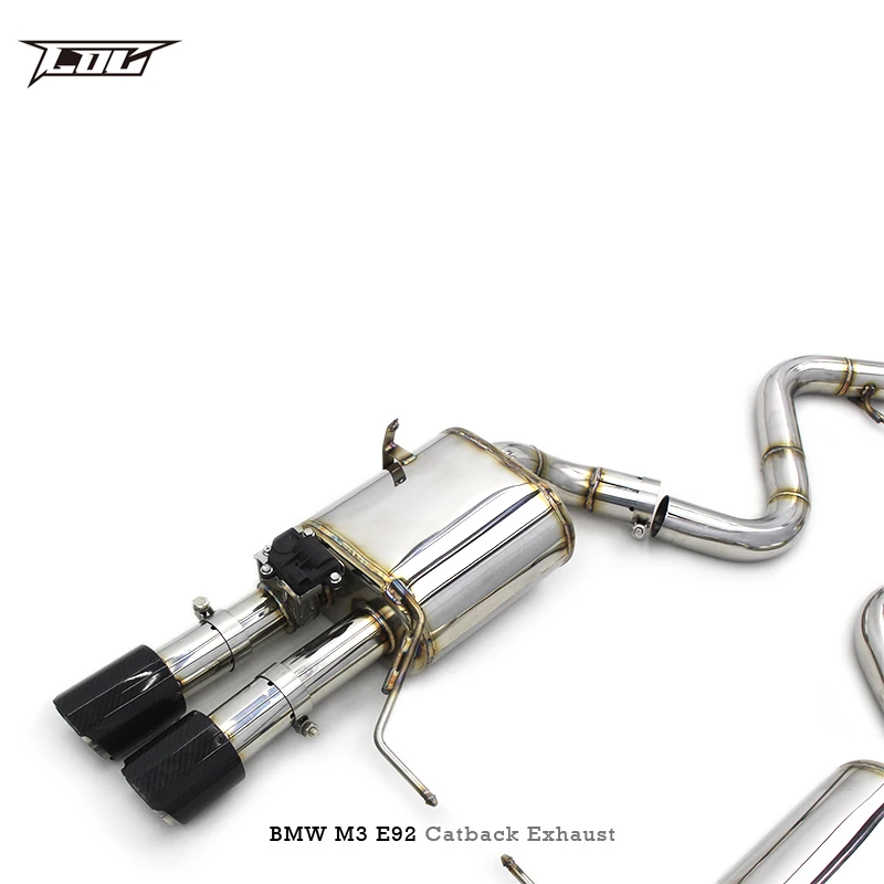 Выхлопные трубы BK из нержавеющей стали для BMW M3 E92/E90/E93 4 0 л 2008-2013 Catback автозапчасть глушителя Valvetronic