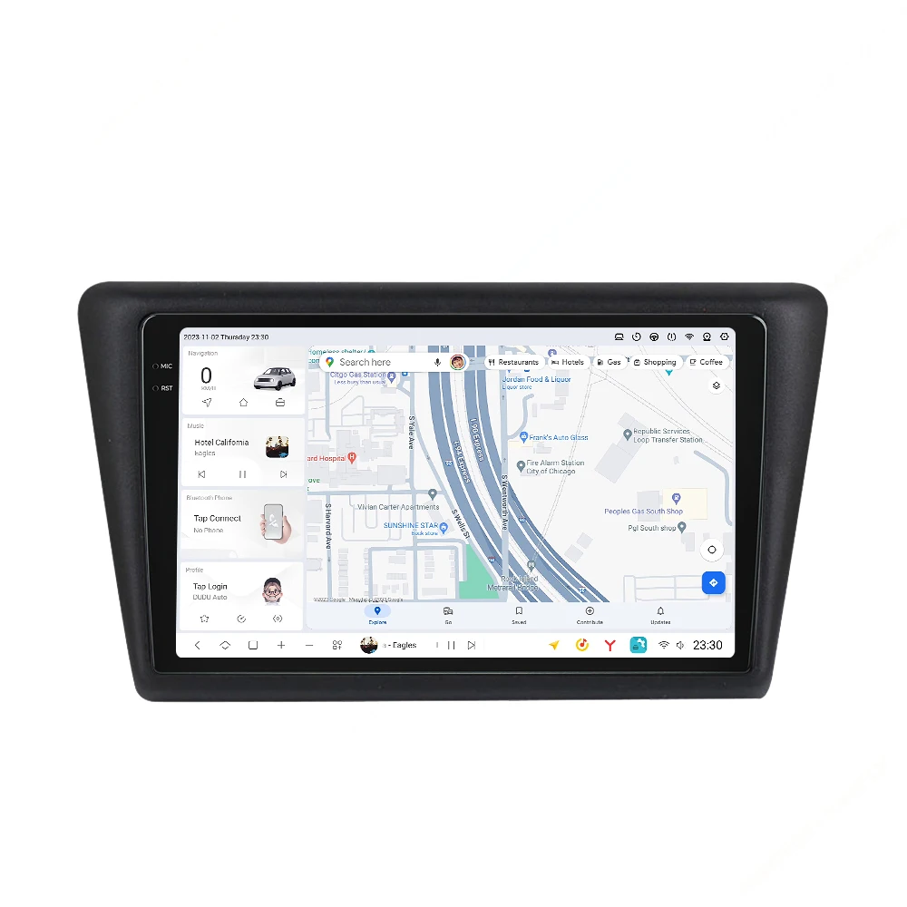 DUDUAUTO A7870 Android 13 GPS Navigation Car Radio For Skoda Rapid 2013-2017 Multimedia Video Player Stereo Car-play DSP