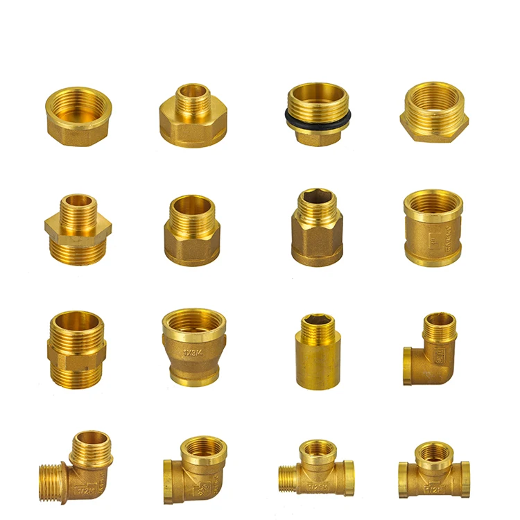 IFAN 2022 Customizable Logo Water Materials Socket Tee Joint 90 Degree 3 Way Elbow Forged Copper Brass Pipe Fittings