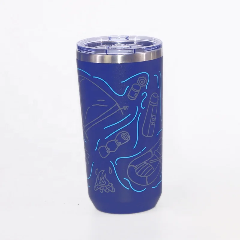 Wide mouth insulated custom logo heat transfer sublimation resuable tumbler vacuum stainless steel travel mug with lid
