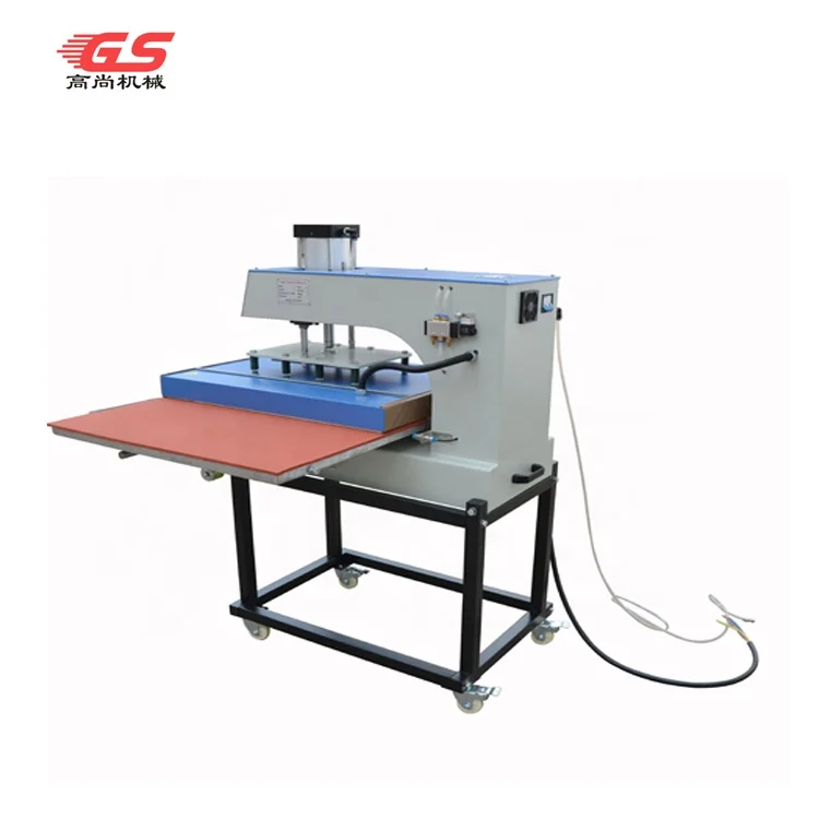 Factory 40*60 cm Pneumatic Sublimation  Double Working Stations Heat Press Machine for t shirt leather