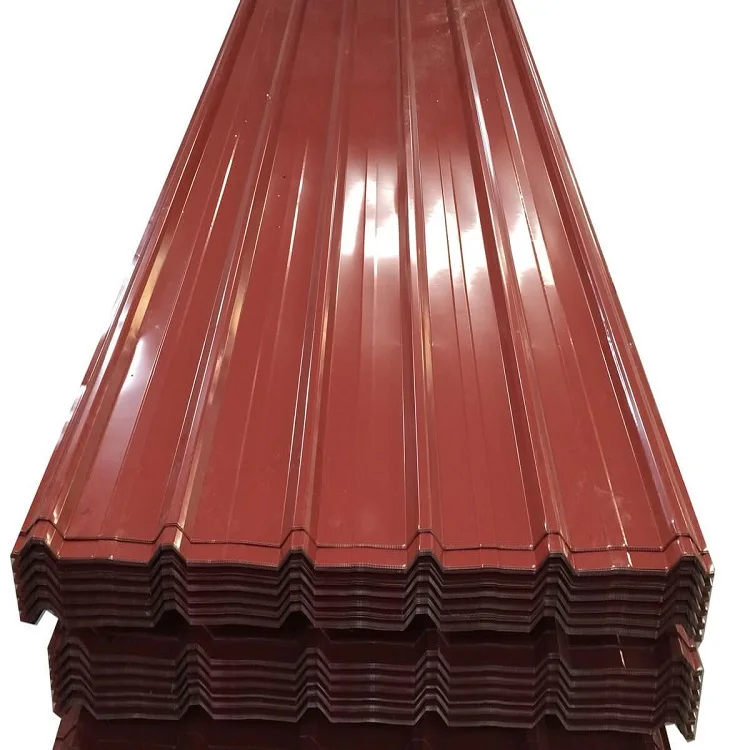 Cold Rolled PPGI Galvanized Corrugated Steel Sheets Color Coated Metal Roofing Tiles For House