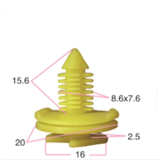 YT0031 production and sales of Toyota Motor General door panel buckle plastic clip for car