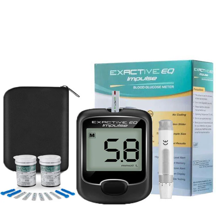 Electrochemical Biosensor Diabetic Monitor Auto Code Yasee Blood Glucose Meter With Test Strips