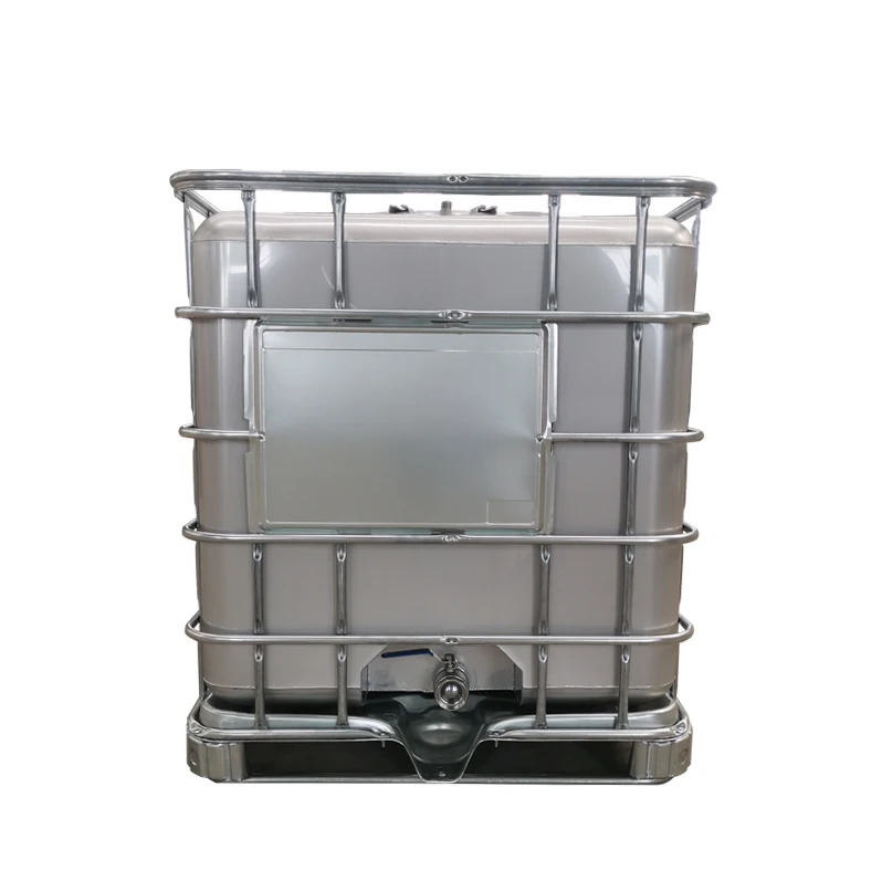 Factory Price Stainless Steel 132 Gallon 265 Gallon Stainless Steel Ibc Totes For Liquid Chemical Storage