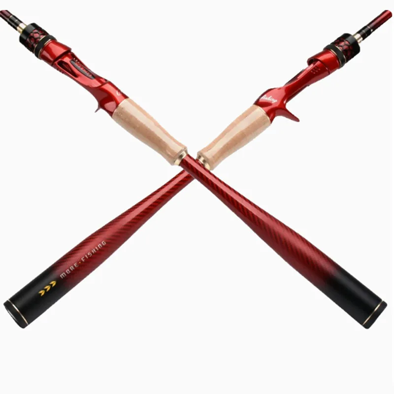 LUTAC Casting Rod Carbon Fiber TF SIC magnetic Guide F F+ MF+ 2 Sections 2.58M/2.44M/2.28M/2.13M/1.98M Fishing Rod For Fishing