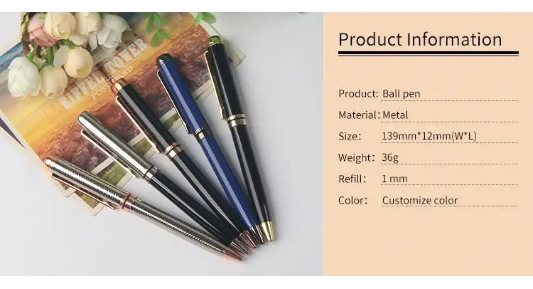 High quality short ballpoint pen refills pen drive metal ball pen ballpoint