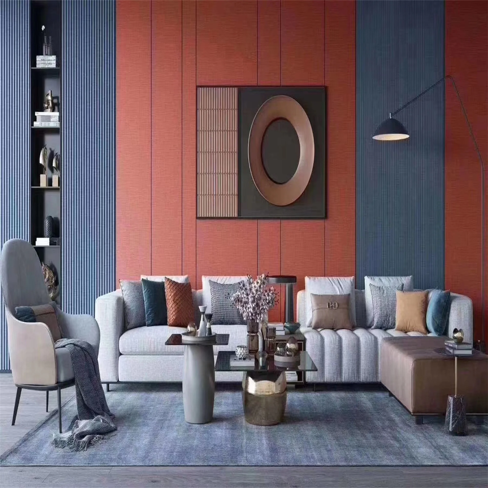 High quality waterproof WPC wall panels wooden color composite WPC wallboard for building decoration