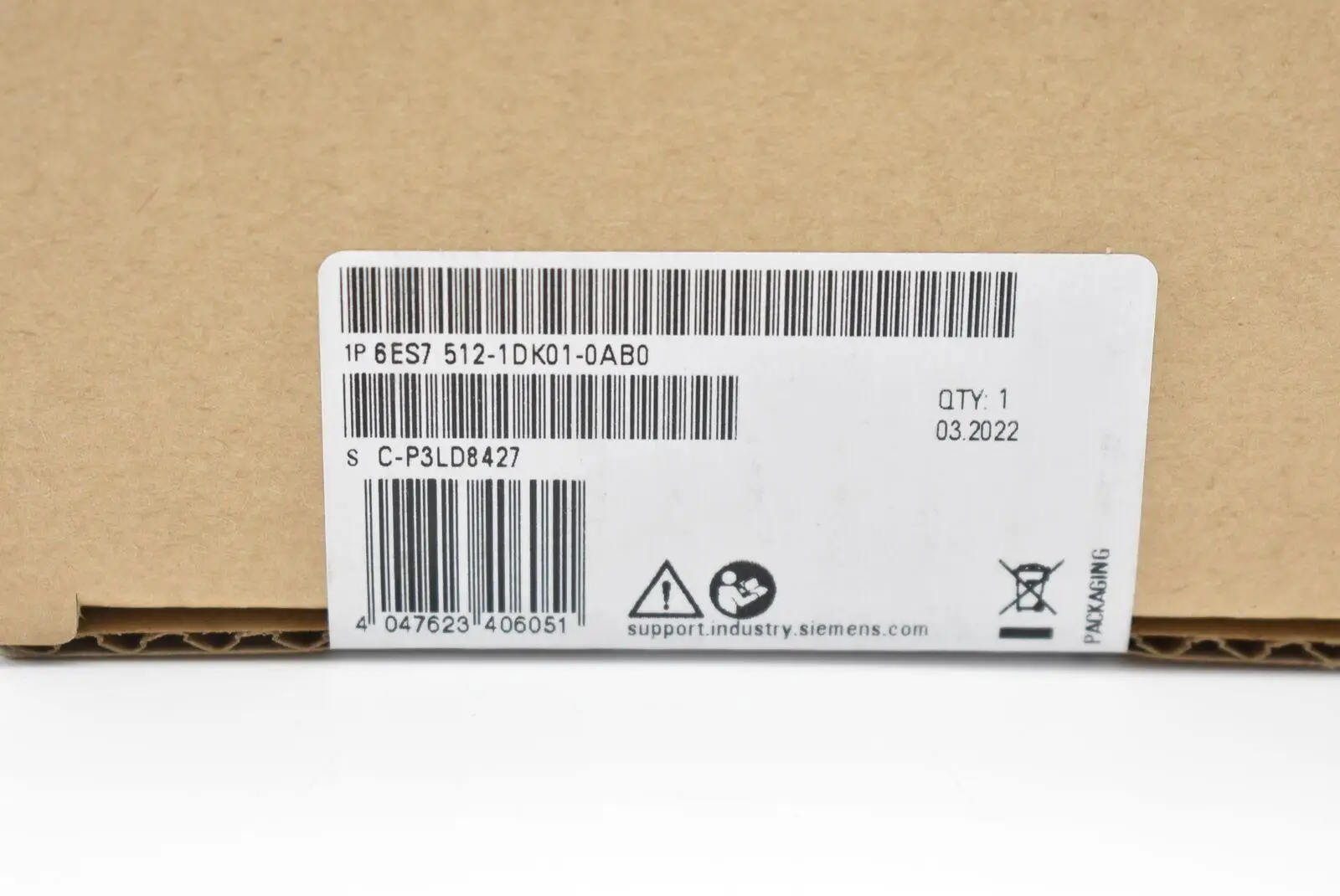 Top Agent 100% Original 6ES7512-1DK01-0AB0 In Stock Siemens SIMATIC DP CPU 1512SP-1 PN for ET 200SP
