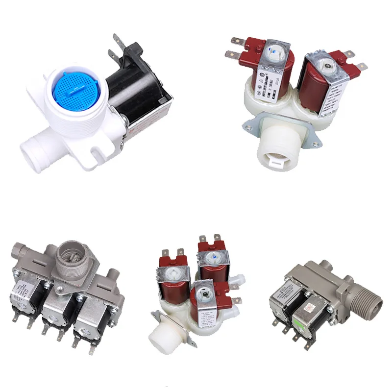Full-automatic Washing Machine Drum Wave Wheel Inlet Valve Solenoid Valve Switch Single-head Double-head Three-head Accessories