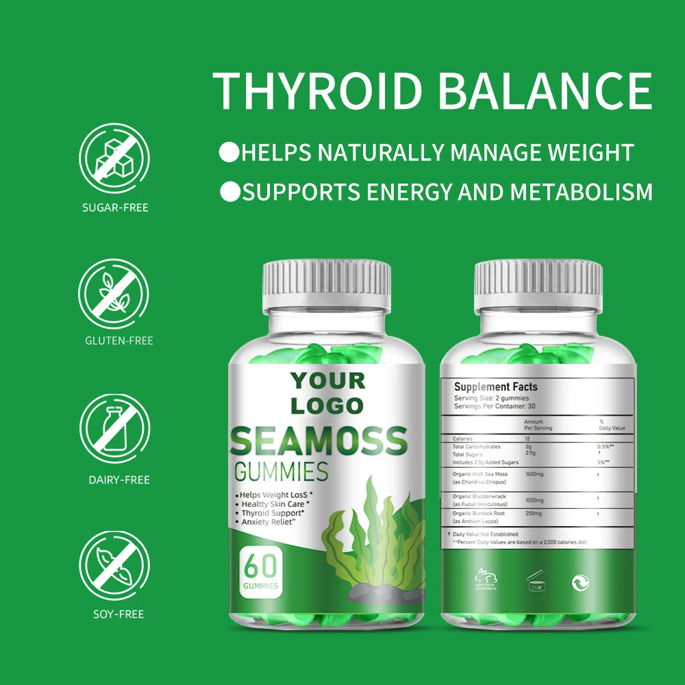 Advanced Supplement Wild Crafted Bladderwrack Burdock Root Purple Irish Sea Moss Protein Extract Powder Benefits Good For You