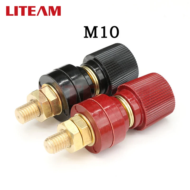 M6 M8 M10 External Thread All Copper 333 & 555Type Brass Stud Premium Remote Battery Power Junction Post Connectors