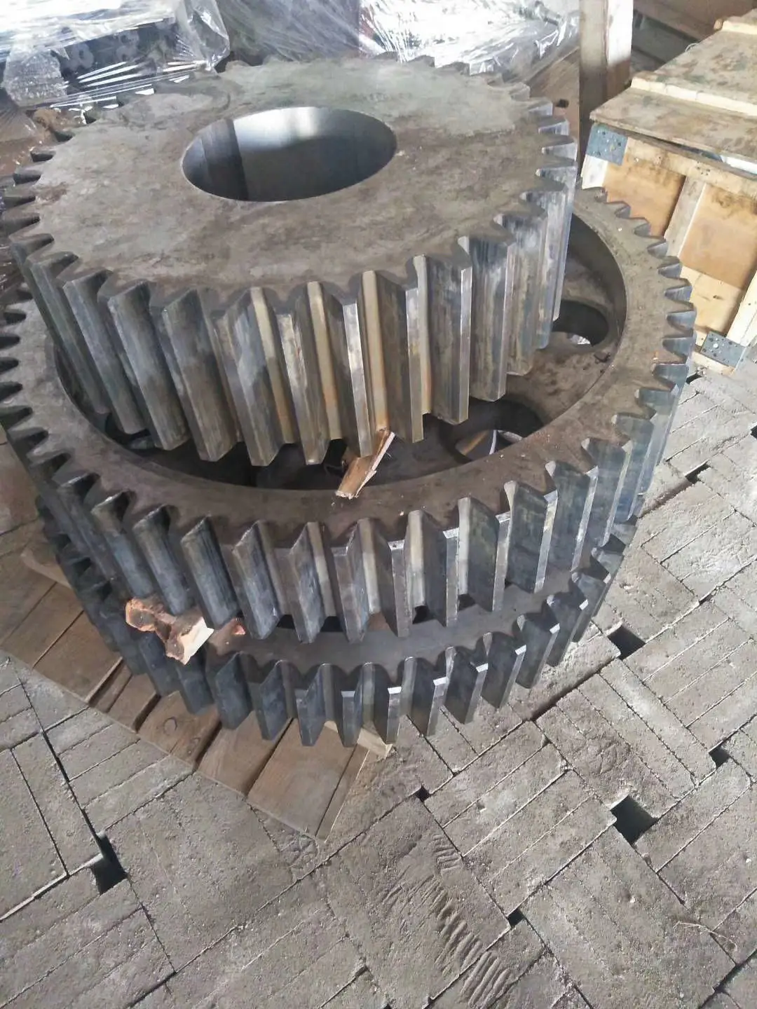 Large Diameter Large Module High-Frequency Quenching Teeth Straight Gear Bevel Gear