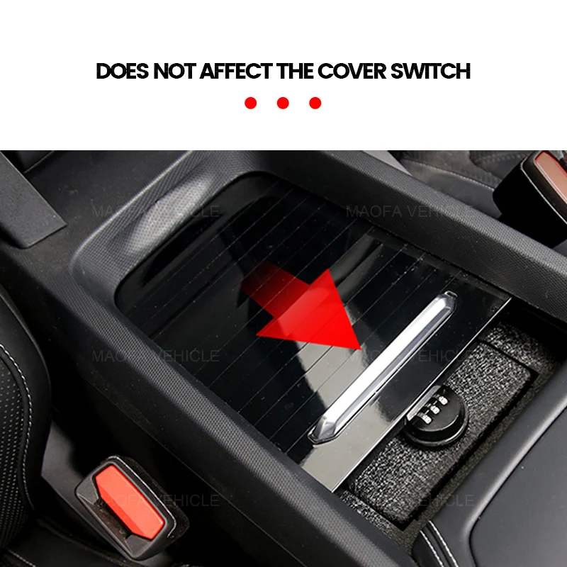 2021 2022 Car interior parts Center Console Armrest Storage Box Car Armrest Box with Password Lock For Ford Mach-e