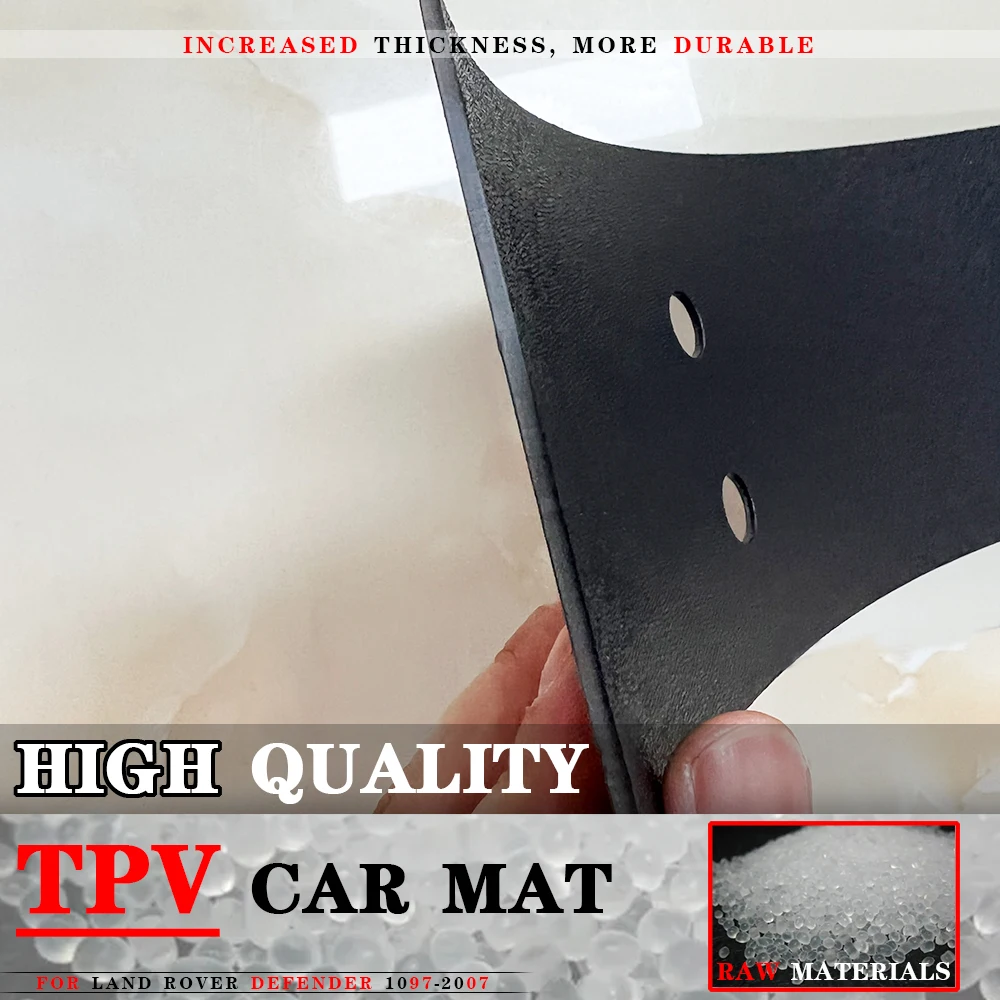 Автомобильные коврики с центральным консольным ковриком для Land Rover Defender стельки напольный коврик 300 tdi td5