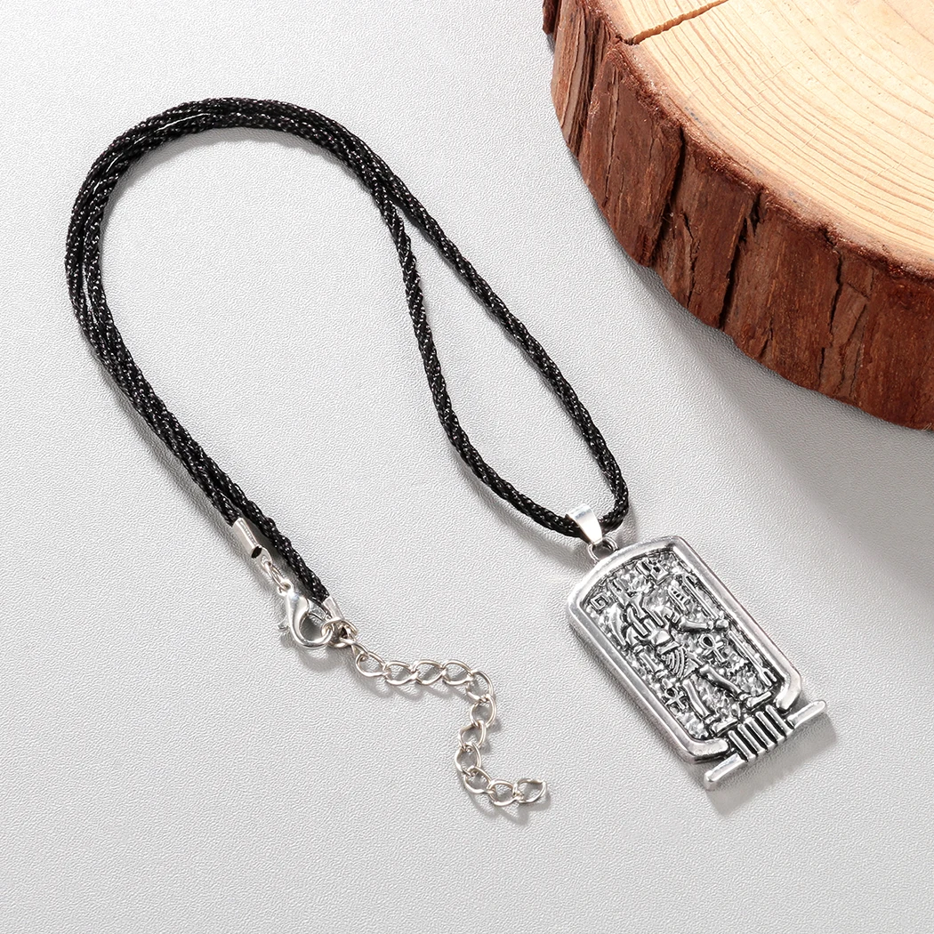 Women Anubis Pendant Necklace Ancient Egypt Religious Jewelry Egyptian Hieroglyphs Awesome Men Necklace Fashion Egypt Charm