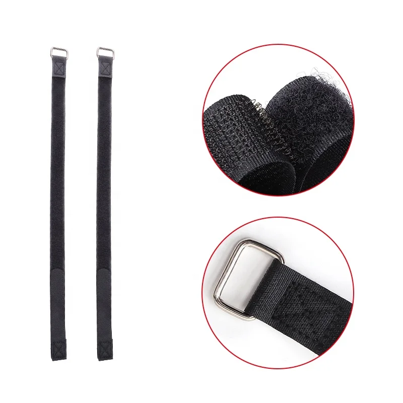 Hook and loop strap bike hook and loop cable ties Sew On Hook And Loop tape Anti Slip elastic Strap