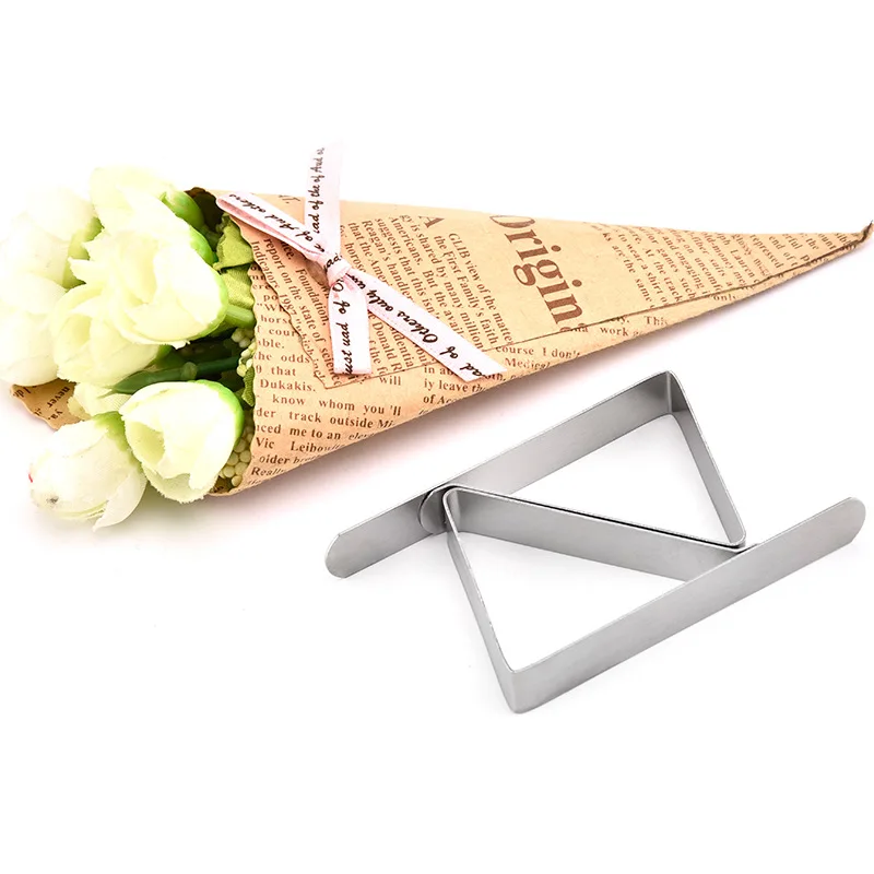 
Flexible stainless steel metal picnic / wedding table clips clamping system for tablecloth hold 
