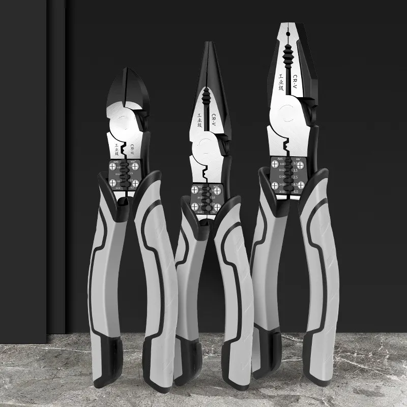 New and multifunctional universal diagonal pliers needle cutter multi-function hardware tools function of cutting wire plier