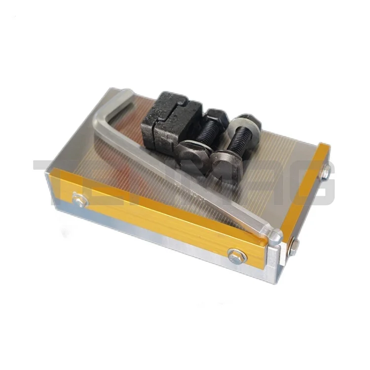 Custom size 400*400 300*300 200*200 Fine Pole Permanent Magnetic Clamp Chuck For CNC Vertical Grinding Machine