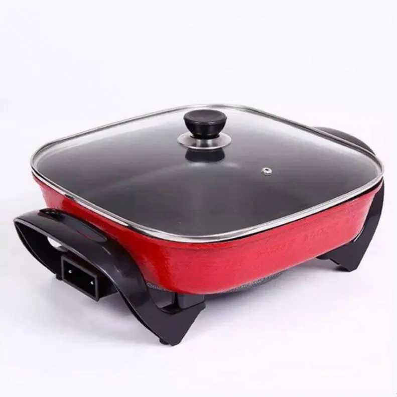 Wholesale Barbecue Cookware Sets Food Warmer Nonstick Kitchen Cookware Set Multi Purpose Electric Cooking Chinese Hot Pot