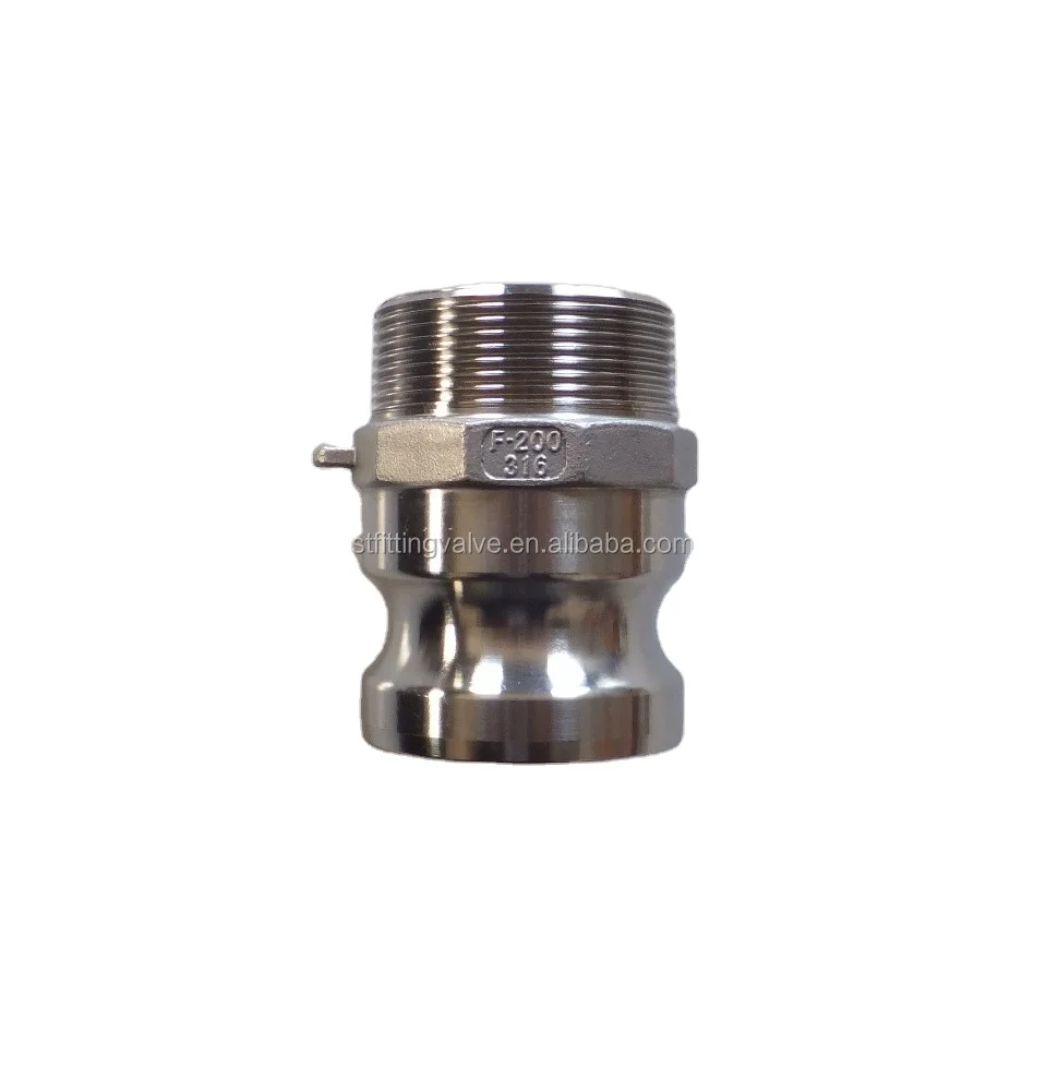 Stainless steel camlock/quick coupling  Male/Female threaded, hose shank, cap, plug
