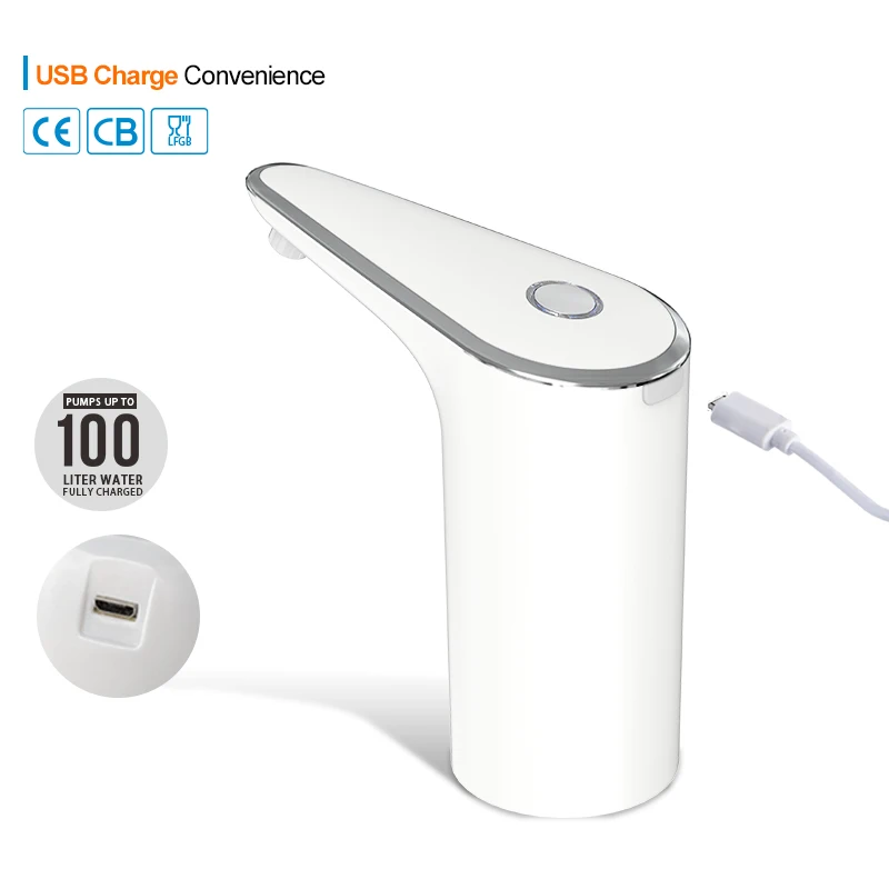 Automatic Mini Plastic  Rechargeable Water Pump Smart Water Dispenser
