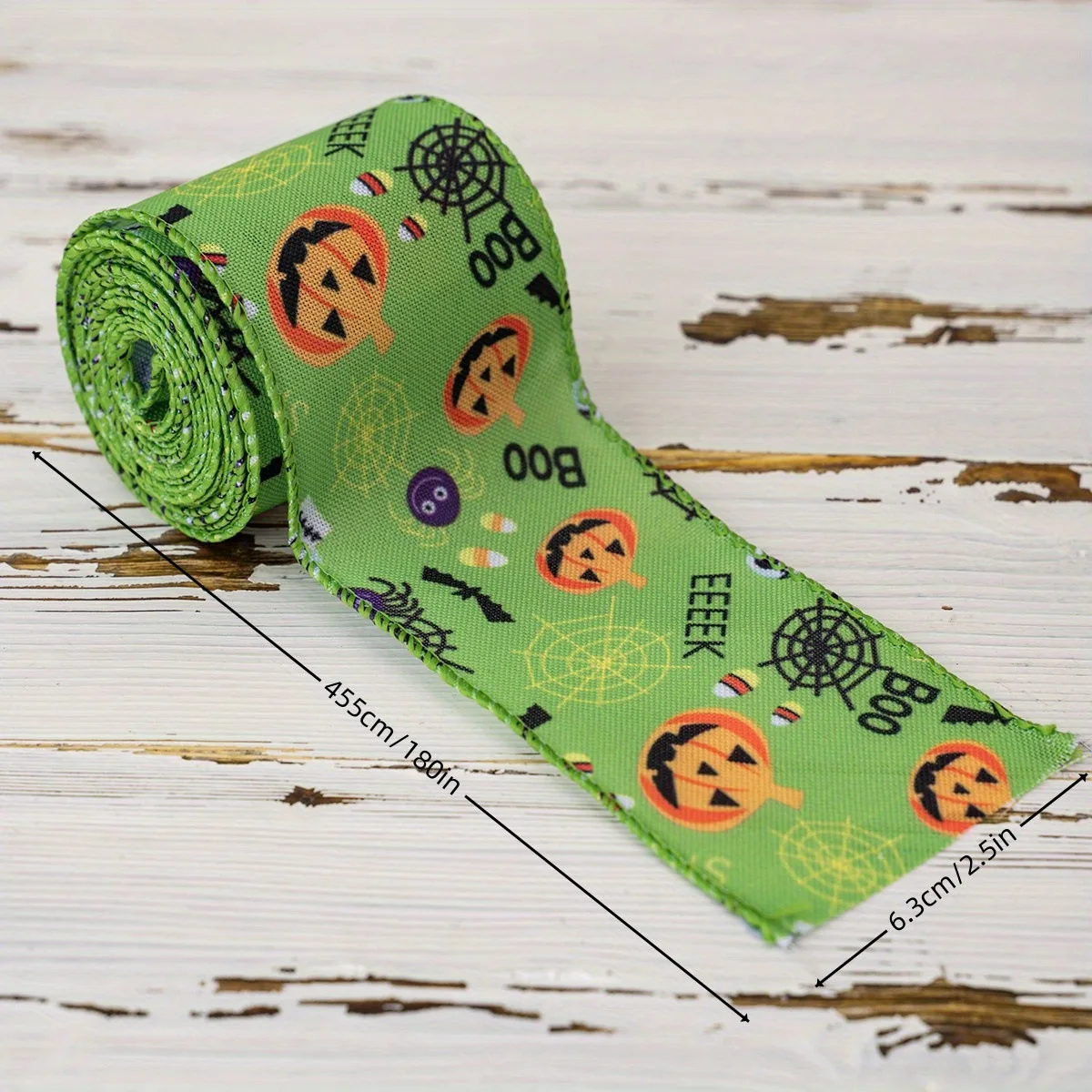 Custom Ribbon With Logo Pumpkin Orange Spider Web Christmas Ribbons With Halloween Touch For Festive Decorations Printed Ribbon