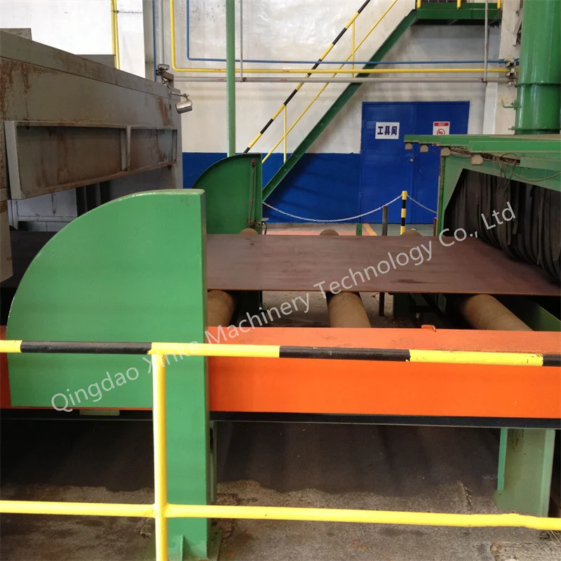 Plate Preservation Line Integrated Systems Sand Shot Blasting Machine/ Steel Electric Customized Provided Blasting Engine Parts