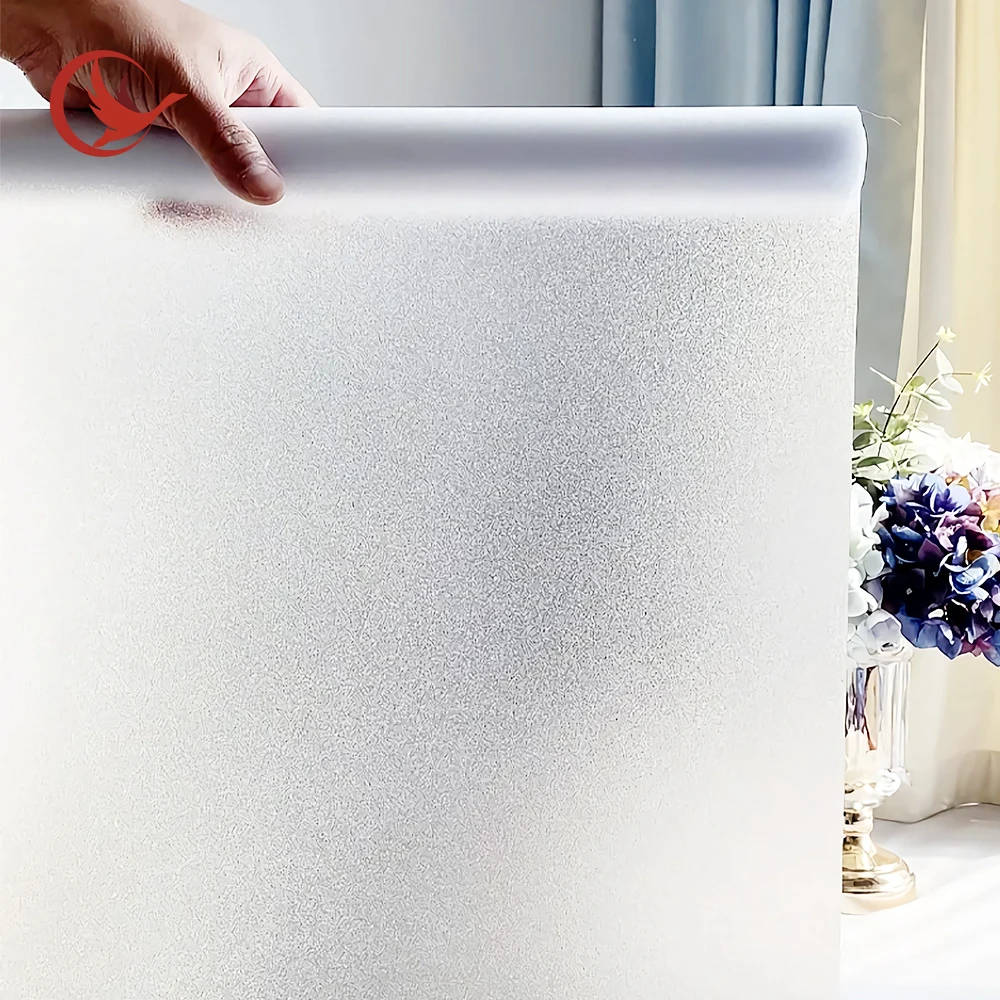 Used for Glass Decoration PVC Self-adhesive Waterproof Frosted Film Protective Privacy