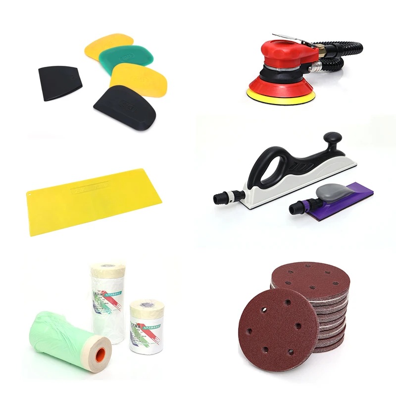 OPKE шлифовальные инструменты, автомобильная полировальная краска, шлифовальная наждачная бумага 5 дюймов 125 мм с 8 отверстиями, абразивная наждачная бумага