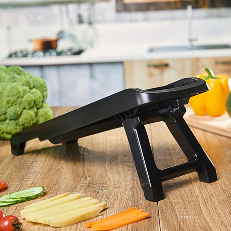 Durable Kitchen Stainless Steel Mandoline Vegetable Fruit Tool Non Slip Adjustable Switch Blade Veget Slicer Chips Food Julienne