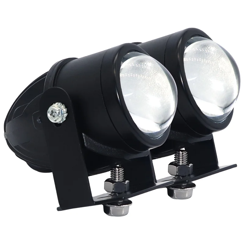 For Motorcycles Bike Off-Road External Led integrated Bifocal Lens Laser Fog Light High Low Beam waterproof Front Bumper Lamp
