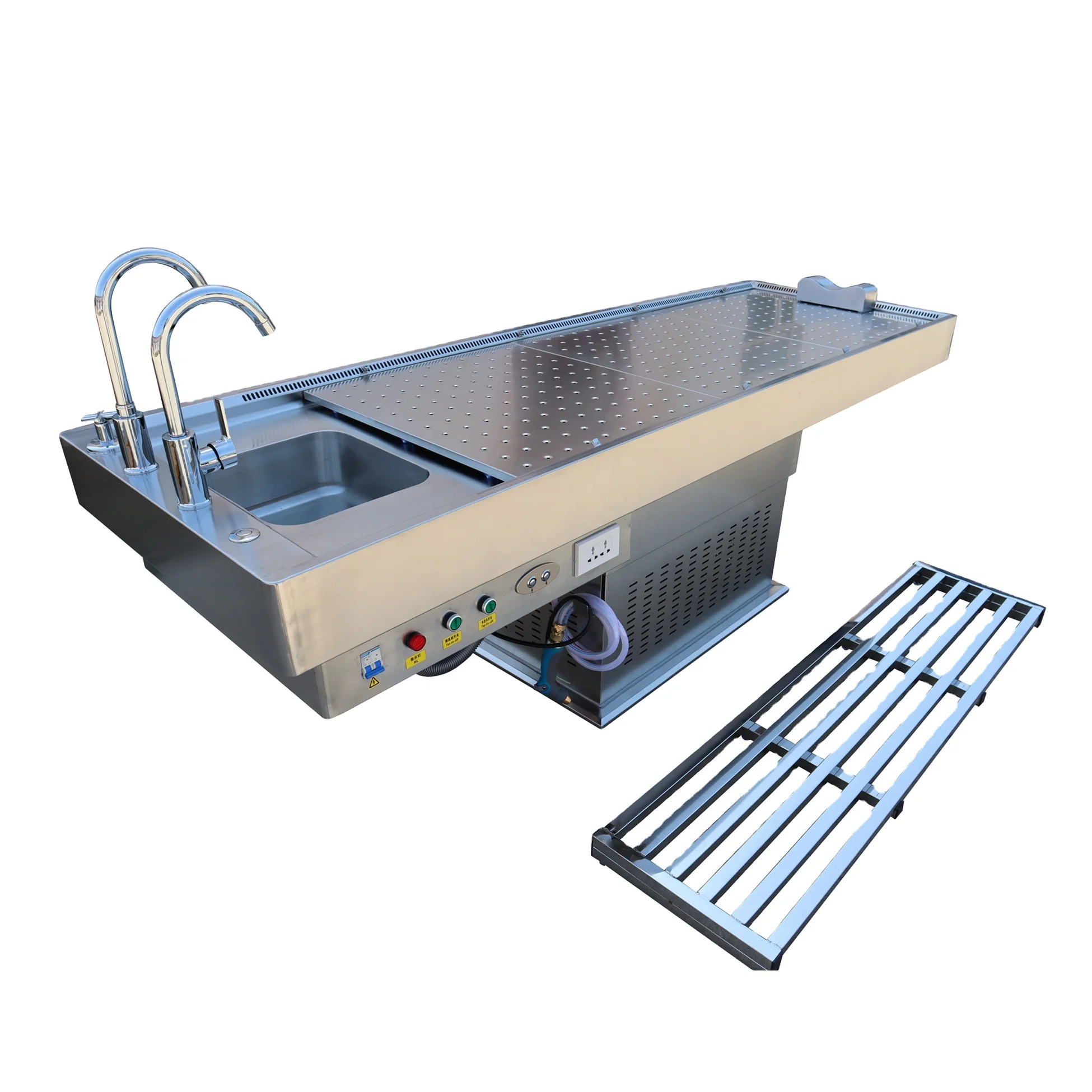 KLT-J670B Forensic autopsy table Mortuary lifting dissection table