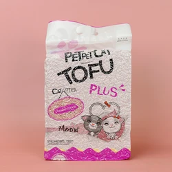 Factory direct sale OEM Pure natural dust-free quality quickly agglomerate tofu cat litter