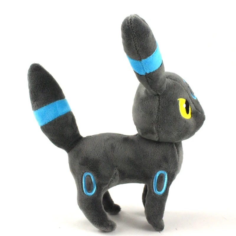 23cm Anime Eevee Shiny Umbreon Plush Toys Soft Stuffed Peluche Doll Birthday Gifts