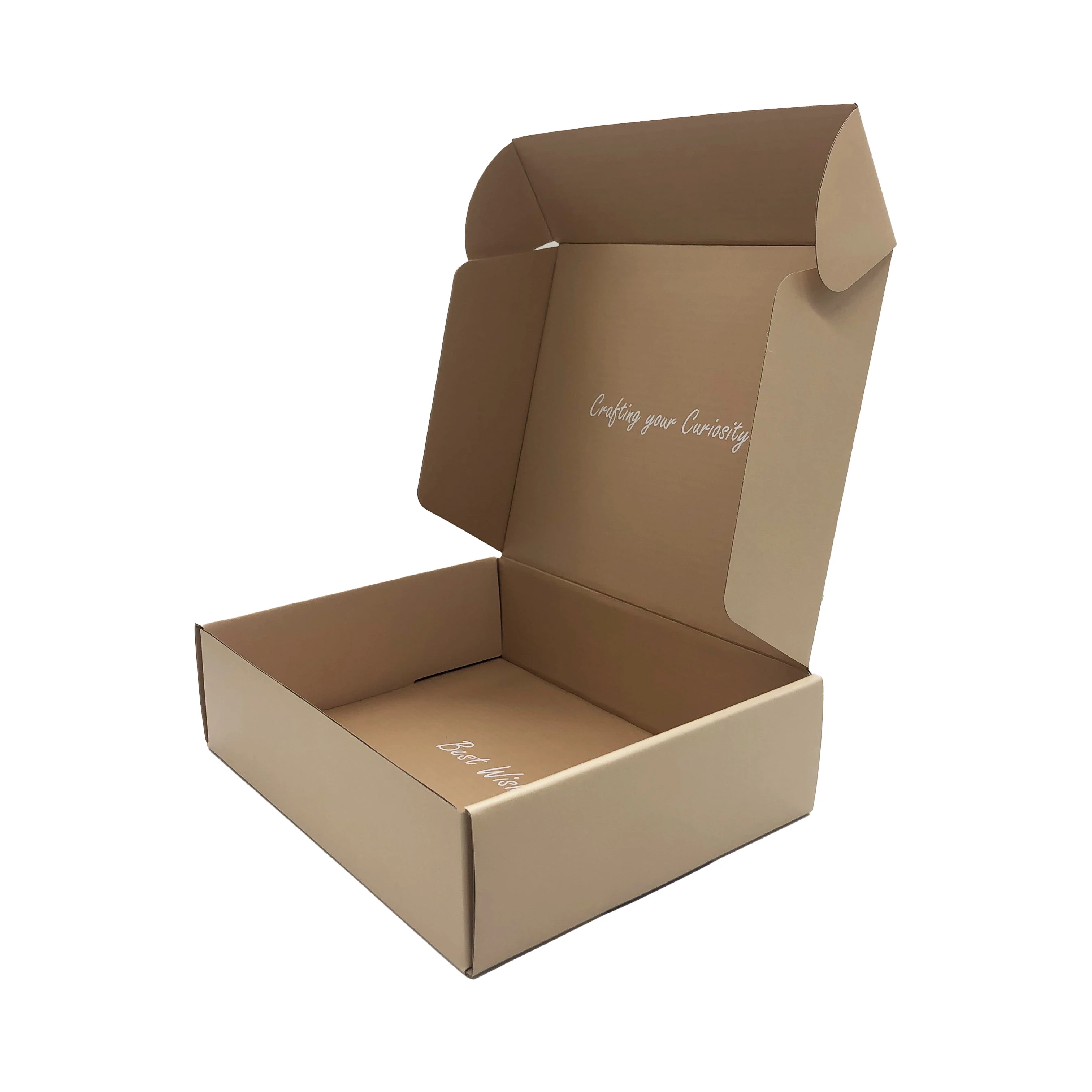 Paper Manufacturer Recyclable Brown Kraft Paperboard Boxes for Packaging Consumer Electronics