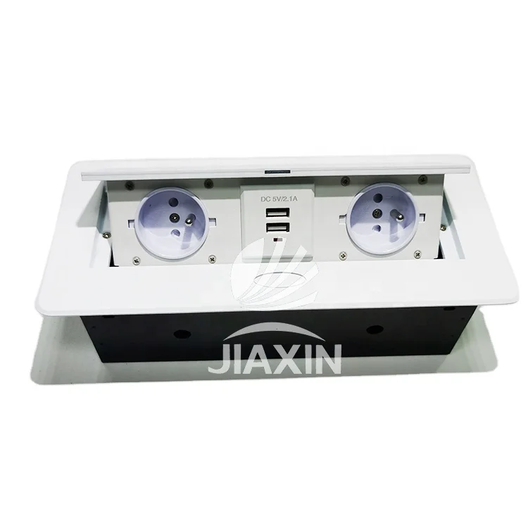 
hidden European Socket Pop up Box Electrical Smart Switch Power Plug Socket 220V usb ports Switches for Electrical Installation 