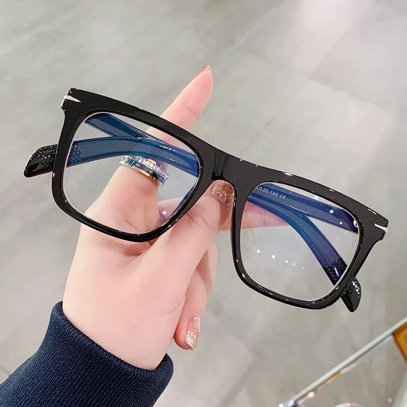 5077 Square anti blue light glasses modern sunglasses European and American gradient sunglasses