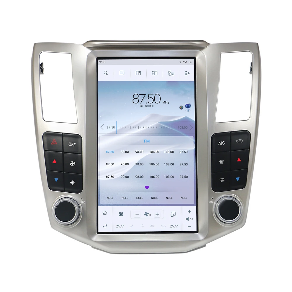 Автомобильная мультимедийная система Android 12 автомобильное радио для Lexus RX RX300 RX330 RX350 2003-2009 полный сенсорный экран
