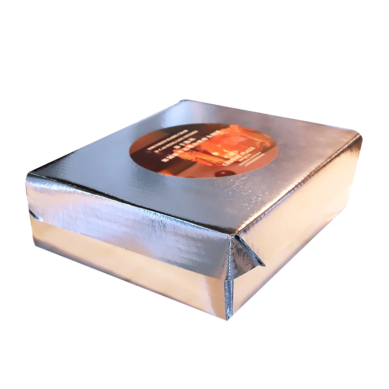 Corrugated Carton Delivery Al Film Insulated Box for Crab