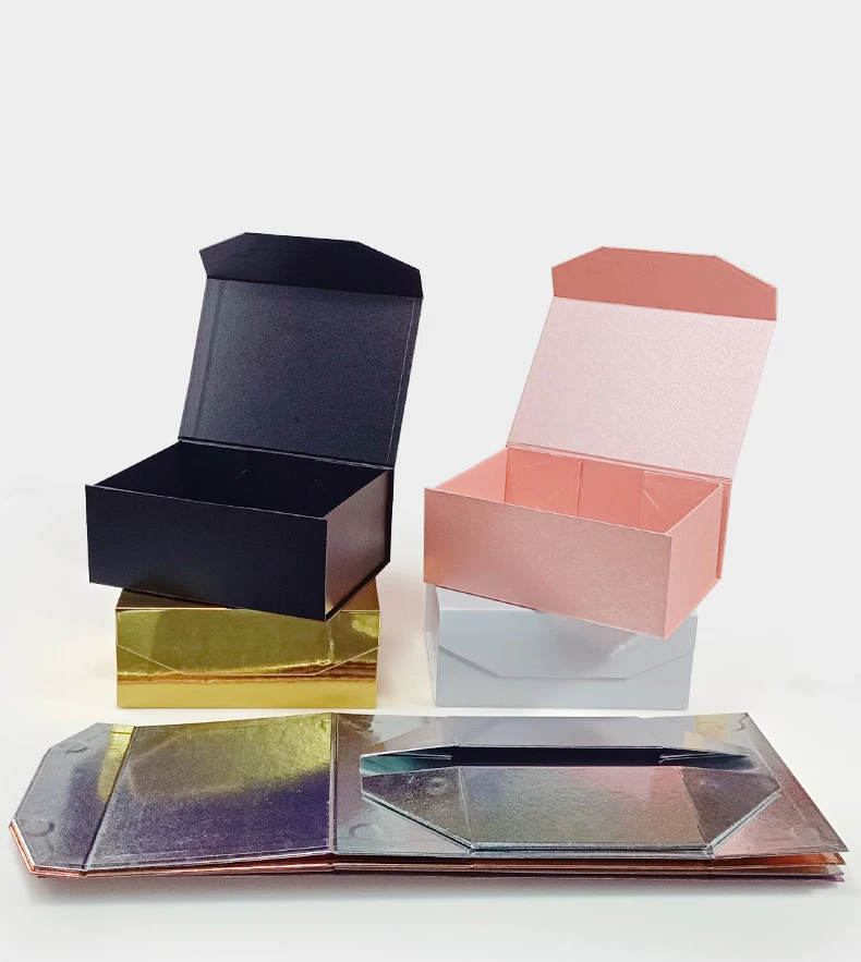 Custom  Luxury Foldablebox Magnetic Packaging Package Box Packing Gift Boxes for Clothing Brand