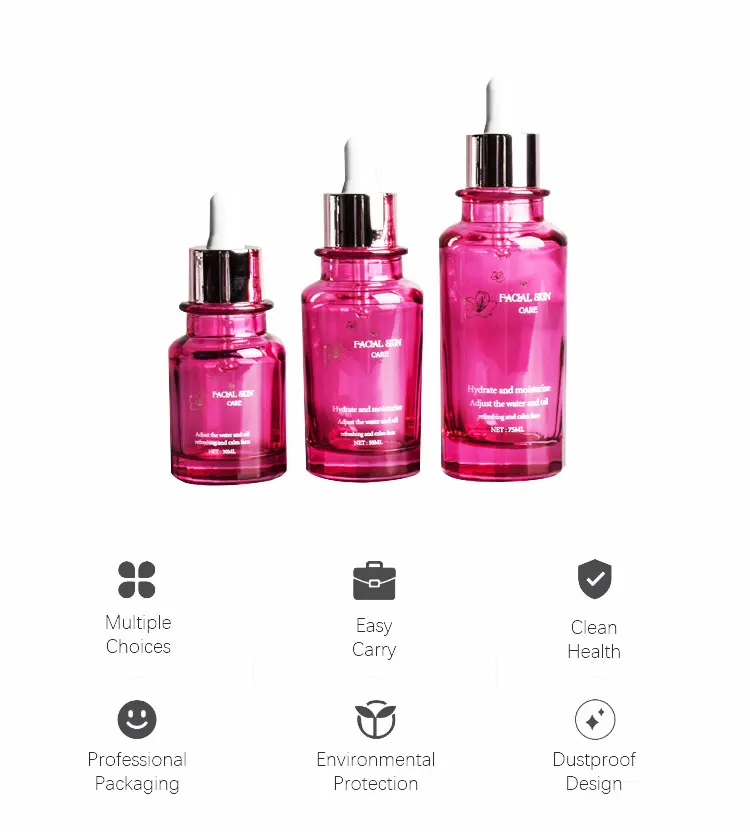 Пустая стеклянная капельница для эфирного масла 30 мл 50 мл