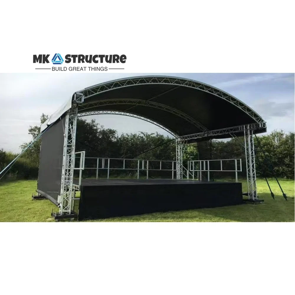Manufacturer Aluminium Display Speaker Truss Lifting Line Array Stand Truss Stage Platform
