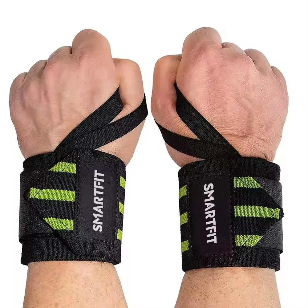SMARTFIT Fitness Safety Wrist Wraps Wrist Support Braces Wrist Strap with Thumb Loops For Gym Weight Lifting